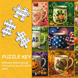 Holiday Mug Collection Jigsaw Puzzle 1000 Piece