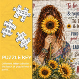 Sunflower Positivity Jigsaw Puzzle 1000 Pieces