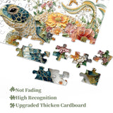 Blooming Turtle Jigsaw Puzzle 1000 Pieces
