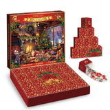 Yuletide Gleam Avvent Calendar puzzle puzzle 1000 pezzi