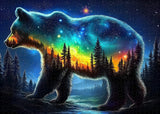 Puzzles de puzzle de la trek de l'ours lumineux 1000 pièces