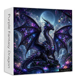 Purple Fantasy Dragon Jigsaw Puzzle 1000 Pieces