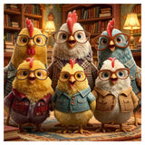 Study Chickens Jigsaw Puzzle 1000 Pieces