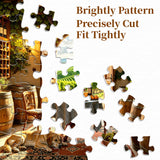 Sunlit Tuscan Wine Cellar Jigsaw Puzzle 1000 Pieces