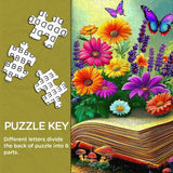 Chapapier floral puzzle 1000 pièces
