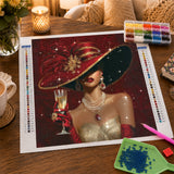 Gilded Champagne Diamond Painting Kit