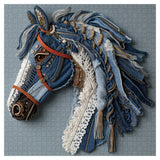 Denim Horse Jigsaw Puzzle 1000 Pieces