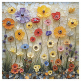 Wildflower Glass Art Diamond Painting Kit