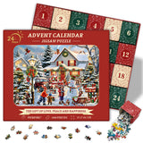 Calendario della scena di neve di Natale PULLE 1000 pezzi