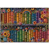 Botanical Bookshelf Jigsaw Puzzle 1000 Piece
