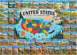 American Travel Collection Jigsaw Puzzle 1000 Piece