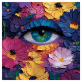 Floral Eye Diamond Painting Kit