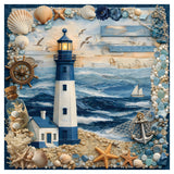 Lighthouse and Sea Diamond Painting Kit
