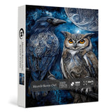 Moonlit Raven Owl Jigsaw Puzzle 1000 Pieces