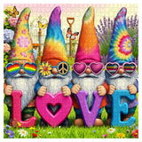 Lovely Gnome Squad Jigsaw Puzzle 1000 Pieces