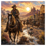 Sunset Rider Diamond Painting Kit