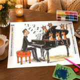 Cat Choir Diamond Painting Kit