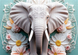 Éléphant gracieux puzzle 1000 pièces