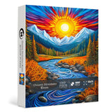 Dreamy Mountains Flüsse Jigsaw Puzzle 1000 Stücke