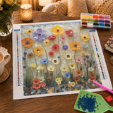Wildflower Glass Art Diamond Painting Kit