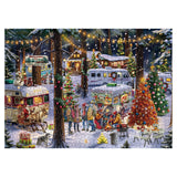 Weihnachtscamping -Puzzle 1000 Stücke