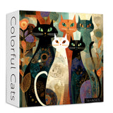 Colorful Cats Jigsaw Puzzle 1000 Pieces