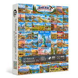 50 States & Washington, D.C Jigsaw Puzzle 1000 Piece