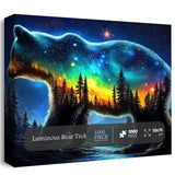 Puzzles de puzzle de la trek de l'ours lumineux 1000 pièces