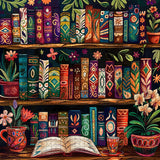Fantasy Color Bookshelf Jigsaw Puzzle 1000 Pieces