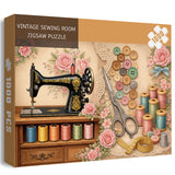 Vintage Sewing Room Jigsaw Puzzle 1000 Pieces