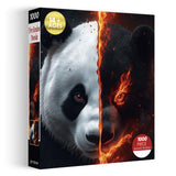 Rock Art Panda Puzzles 1000 pièces
