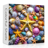 Bunte Muscheln Puzzles 1000 Stücke