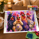 Cool Rooster Crew Diamond Painting Kit