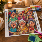 Tipsy Time with Besties Diamond Painting Kit