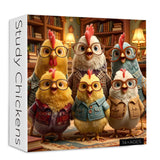 Study Chickens Jigsaw Puzzle 1000 Pieces