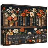 Flowers and Books Jigsaw Puzzles 1000 Piece