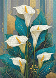 Elegant Calla Lilies Jigsaw Puzzle 1000 Pieces