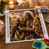 Tribal Spirit Eagle Diamond Painting Kit