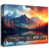 Twilight Mountain View Jigsaw Puzzles 1000 Pieces
