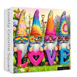 Lovely Gnome Squad Jigsaw Puzzle 1000 Pieces