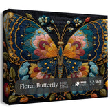 Floral Butterfly Jigsaw Puzzle 1000 Pieces