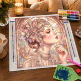 Pink Glass Muse Diamond Painting Kit