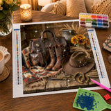 Vintage Western Spirit Diamond Painting Kit