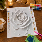 White Whirl Diamond Painting Kit