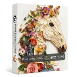 Floral Horse Collage Jigsaw Puzzle 1000 Pieces