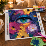 Floral Eye Diamond Painting Kit