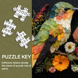 Leaf & Hummingbird Jigsaw Puzzle 1000 Pieces