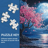Blossom and Moonlight Jigsaw Puzzle 1000 Pieces