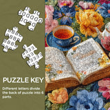 Floral Tea Reading Jigsaw Puzzle 1000 Pieces