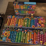 Botanical Bookshelf Jigsaw Puzzle 1000 Piece